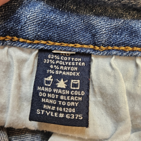 Hem & Thread by Anthropologie Frayed Ankle Jeans Size 29 Sexy AD-1542 - Picture 8 of 9